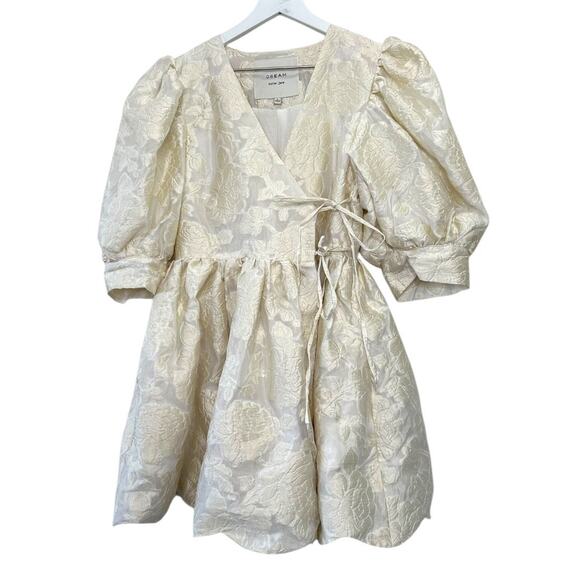 Sister Jane Dream Cowboy Kisses Jacquard Wrap Mini Dress Size Small - Picture 5 of 13